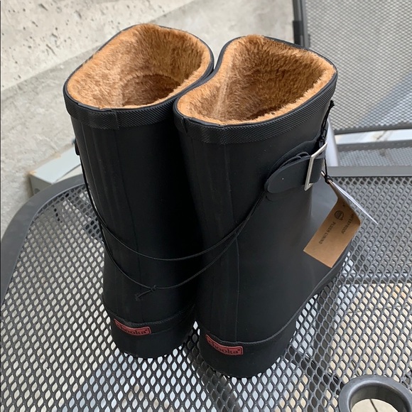 NWT Chooka Delridge Mid Calf Black Rain Boot - Picture 3 of 5